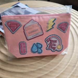 Clinique Fun Design Cosmetic Bag ~ Brand New